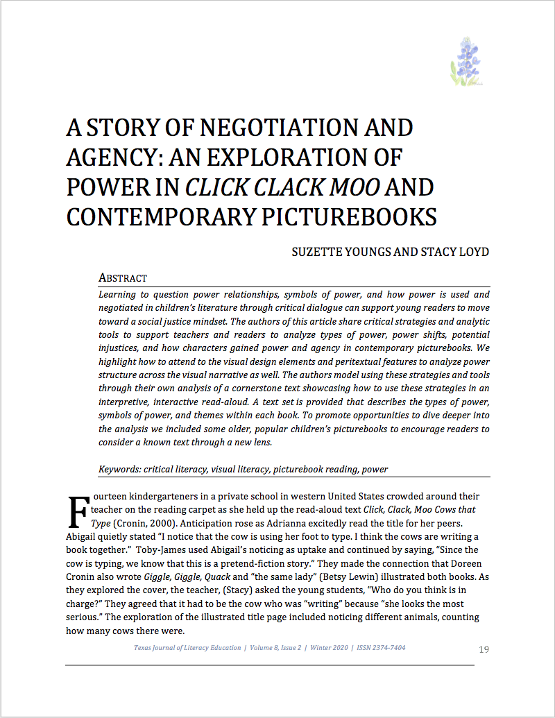 First page of Youngs and Loyd article